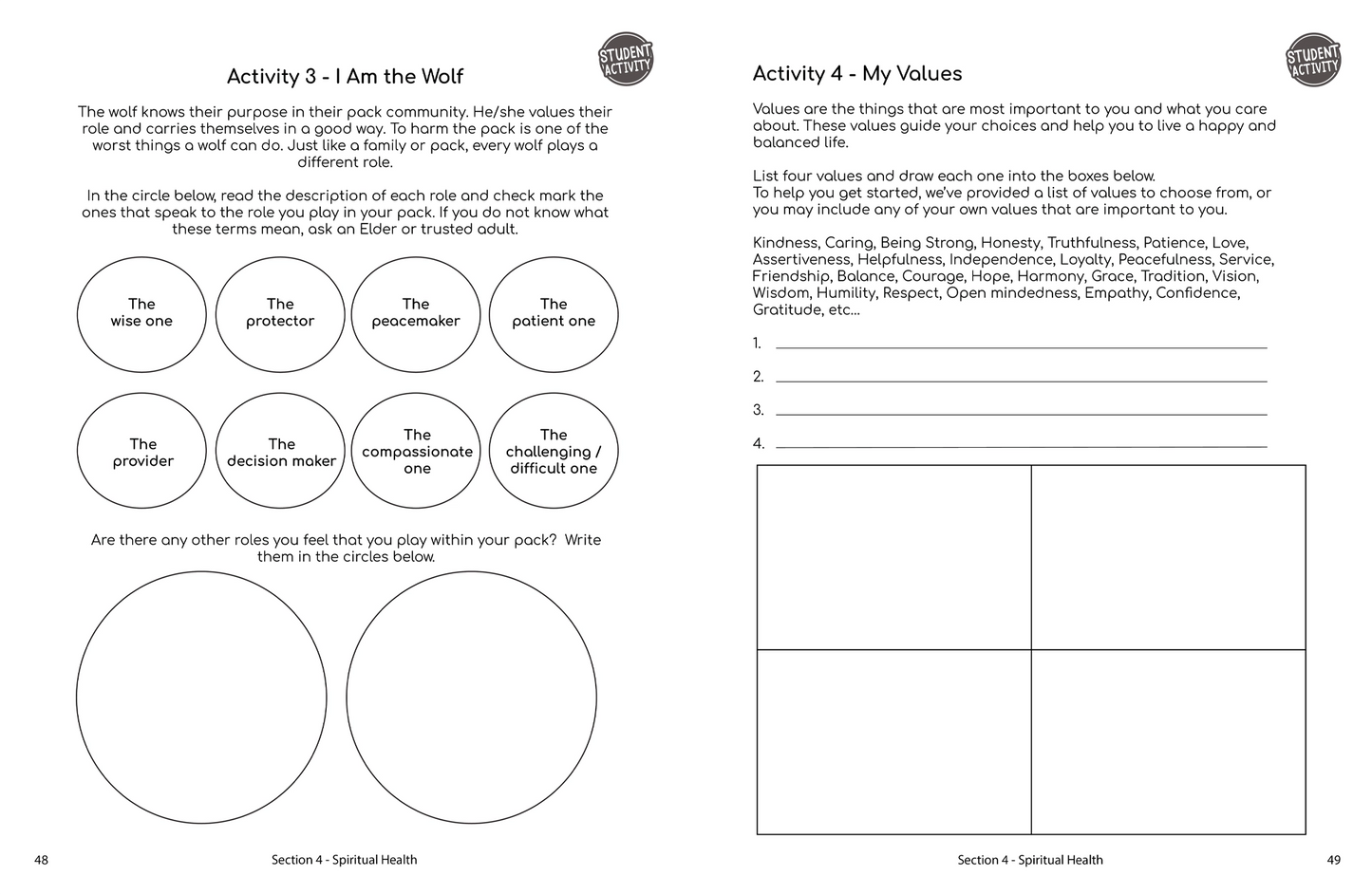 Medicine Wheel Workbook: Finding Your Healthy Balance