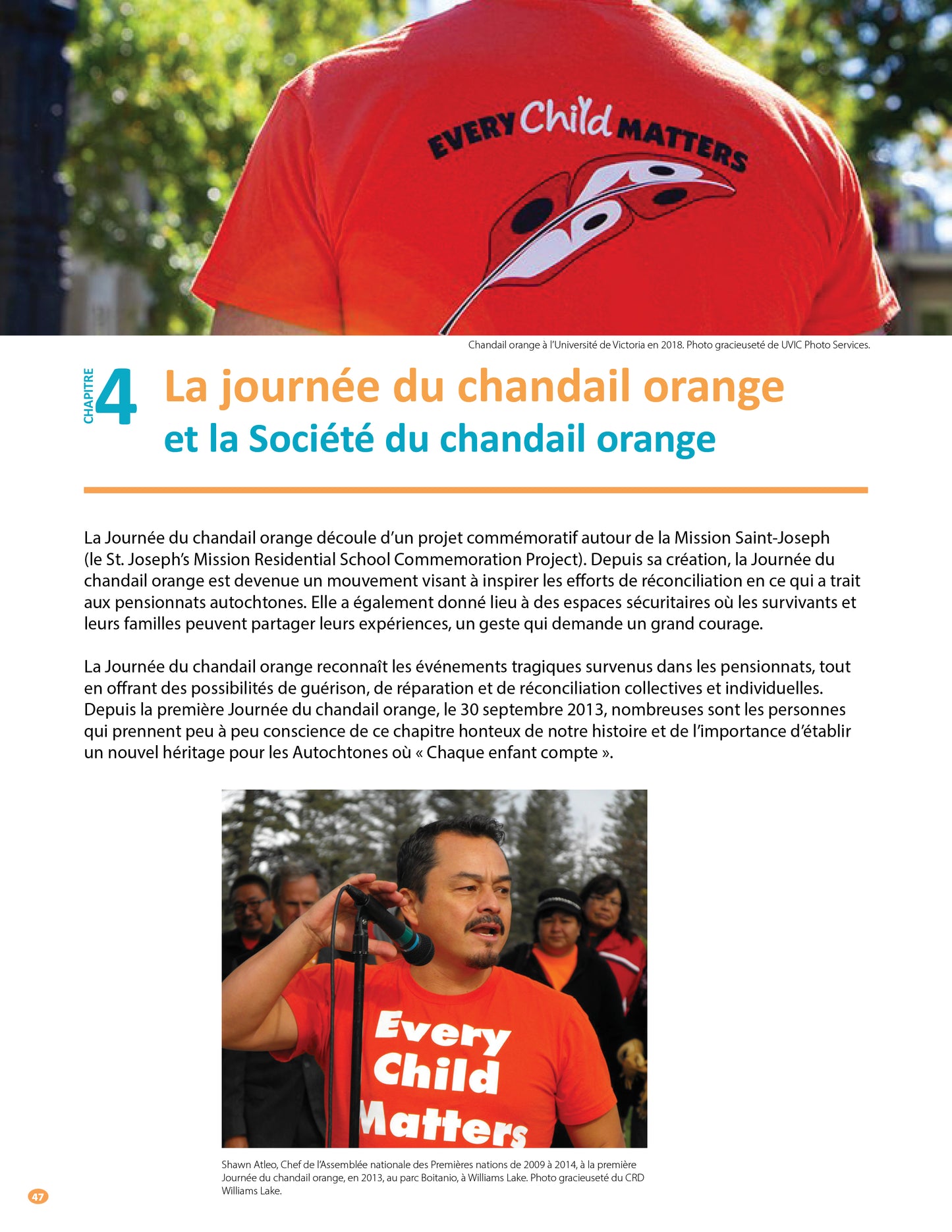 La journée du chandail orange : Chaque enfant compte (version abrégée)