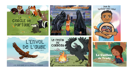 Six Softcover French Books