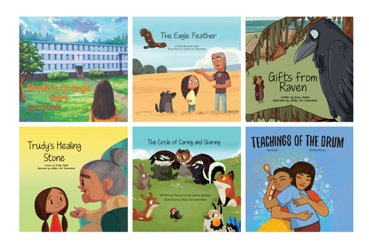 Six Hardcover English Rhyming Books