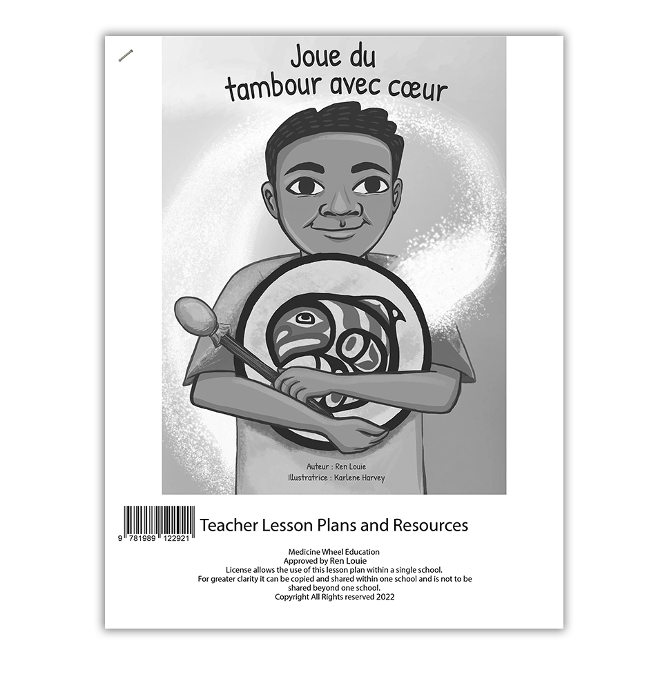Joue du tambour avec cœur plan de cours