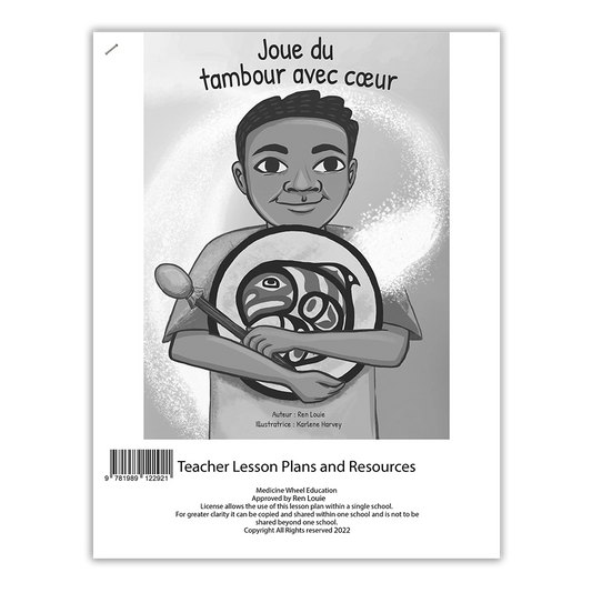 Joue du tambour avec cœur plan de cours