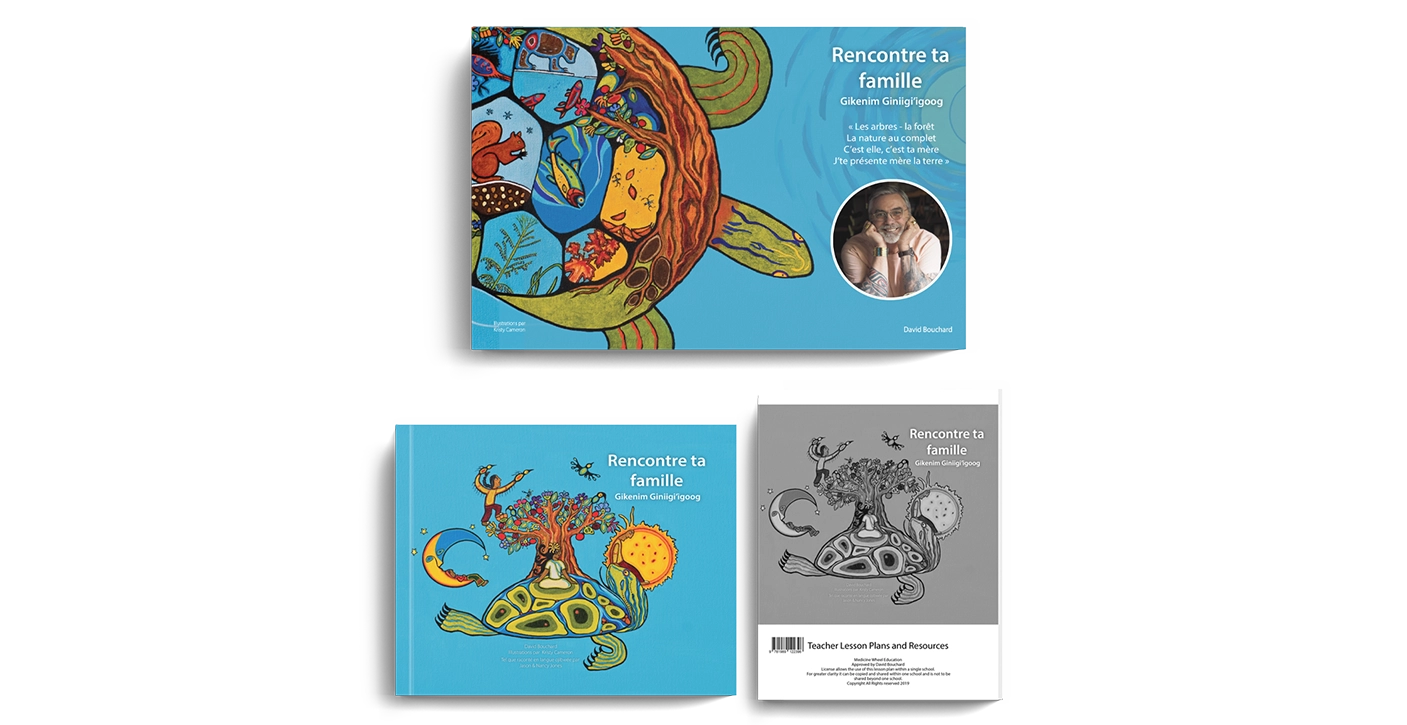 Rencontre ta famille - French / Gikenim Giniigi'igoog - paquet avec plan de cours et affiche
