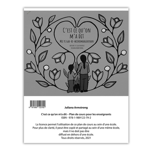C’est ce qu’on m’a dit plan de cours