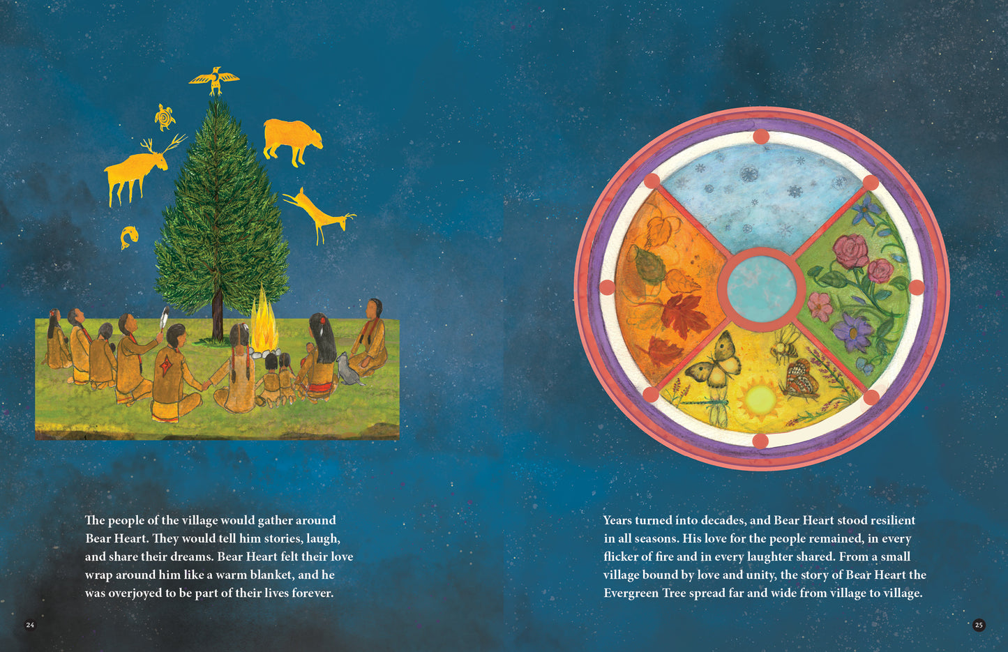 Bear Heart And The Evergreen Tree